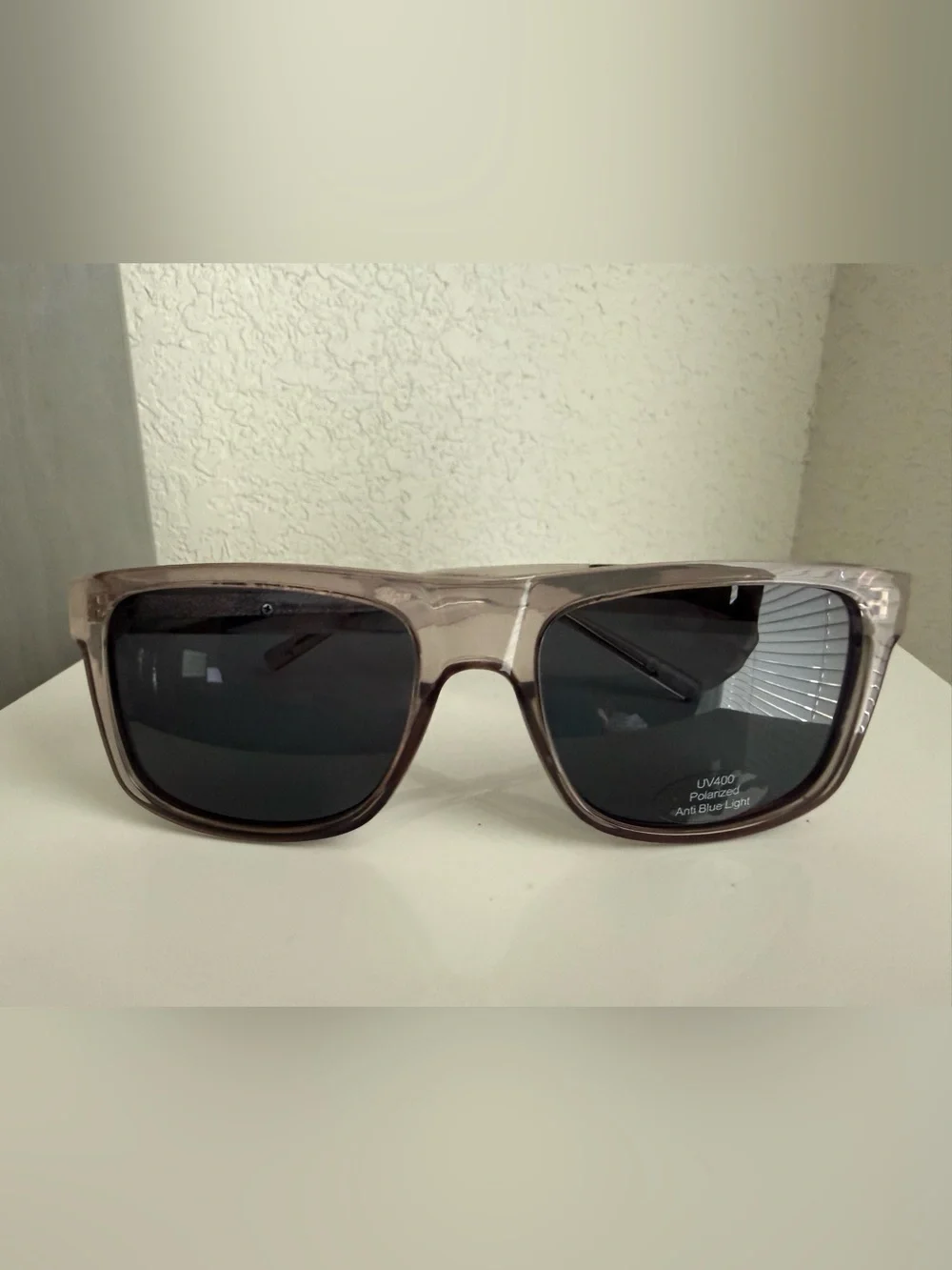 Privé Revaux Men’s Polarized Sunglasses - Smoke Frame with Black Lenses